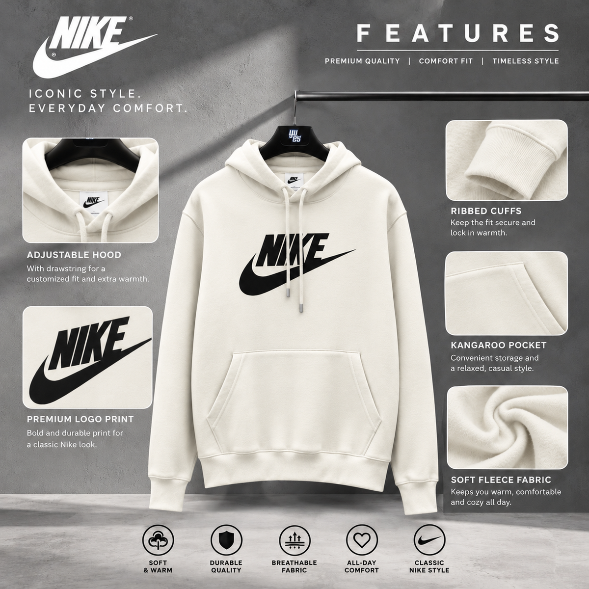 Men's Premium Pullover Hoodie